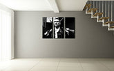 Ročno poslikano slikarstvo POP Art Stock Lock 3 kosi | različne velikosti